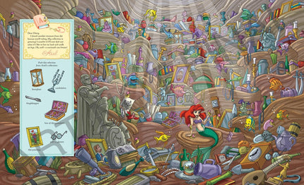 Disney Princess Cinderella, Tangled, Aladdin and More!- Look and Find Activity Book - PI Kids