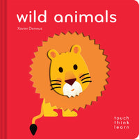 TouchThinkLearn: Wild Animals : (Childrens Books Ages 1-3, Interactive Books for Toddlers, Board Books for Toddlers)