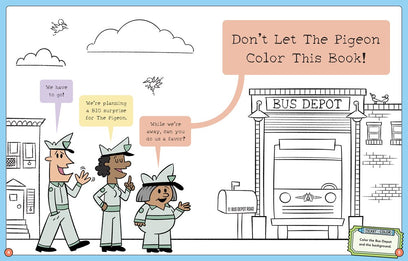 Don't Let The Pigeon Color This Book!: A Superfun Mo Willems and You Coloring Book!