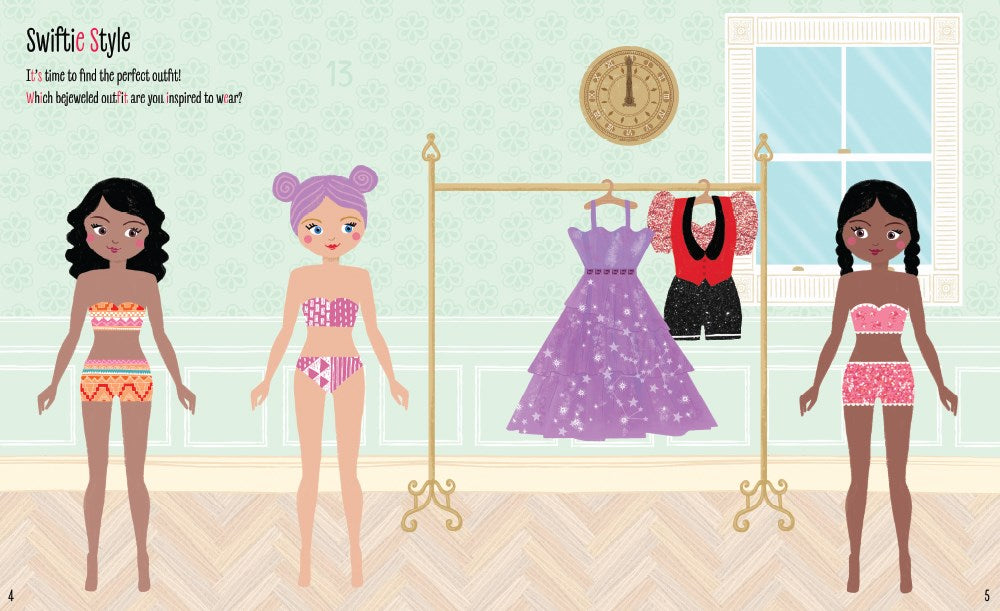 My Sticker Dress-Up: Swifties: Fun and Creative Activity Book for Swifties of all ages with 500+ Reusable Stickers!