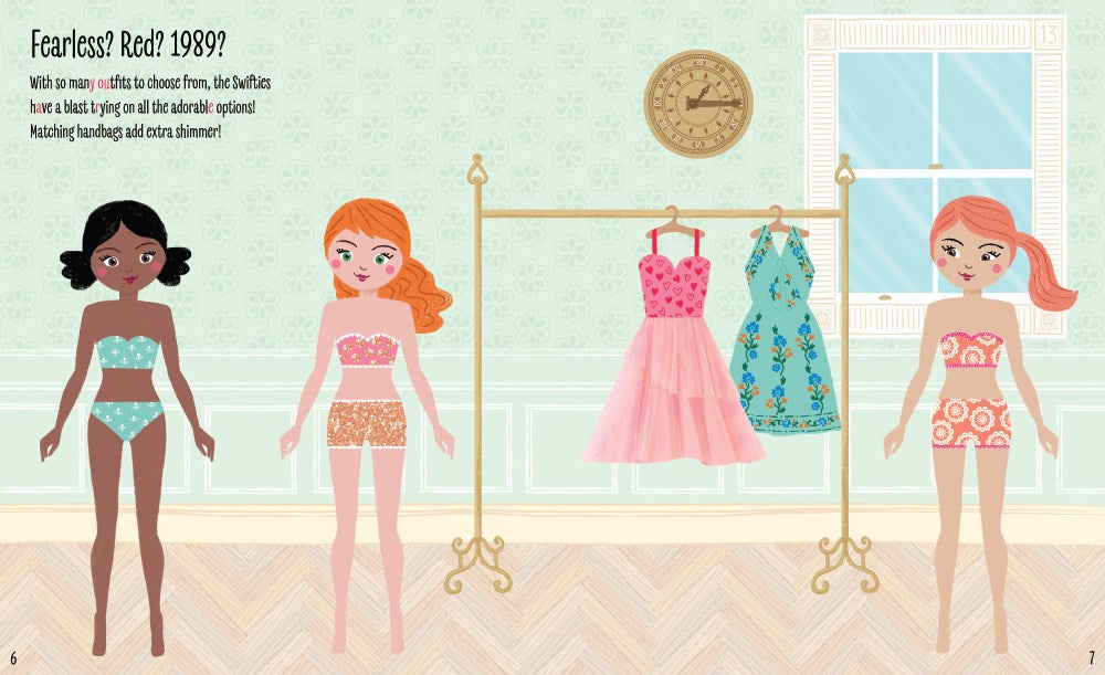 My Sticker Dress-Up: Swifties: Fun and Creative Activity Book for Swifties of all ages with 500+ Reusable Stickers!