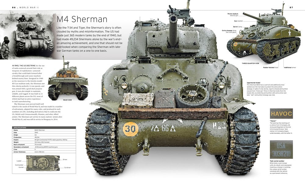 Tank: The Definitive Visual History of Armored Vehicles (DK Definitive Transport Guides)