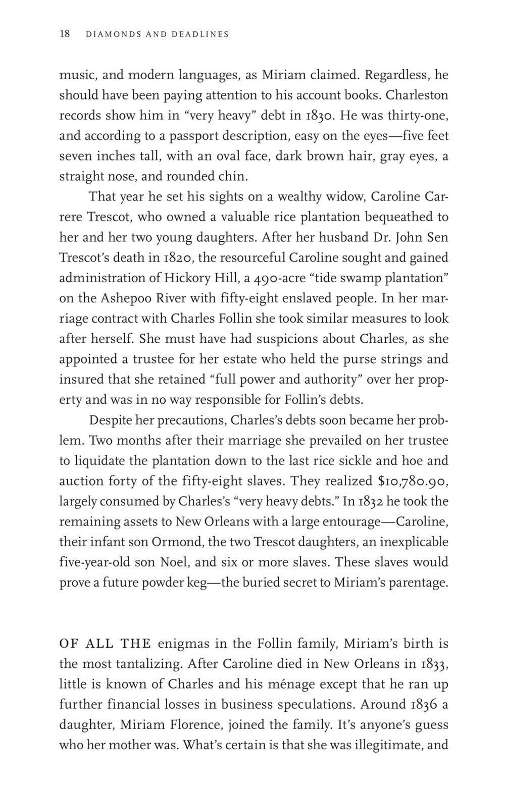 Diamonds and Deadlines