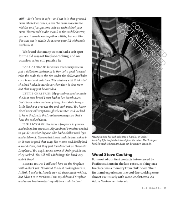 The Foxfire Book of Appalachian Cookery