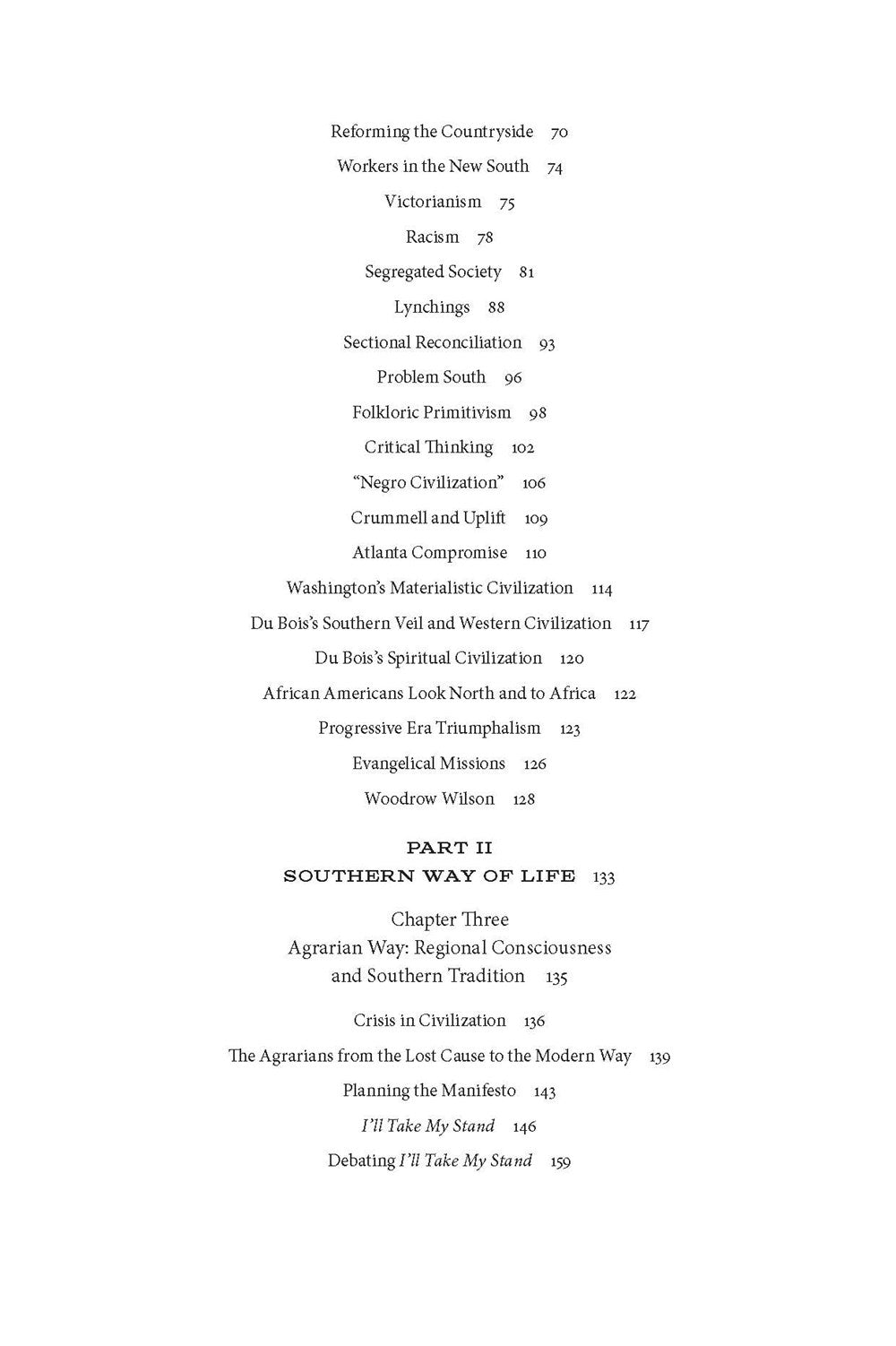 The Southern Way of Life