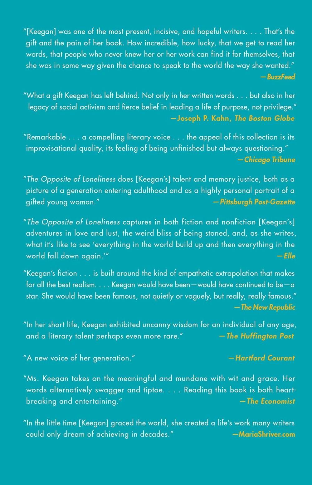 The Opposite of Loneliness: Essays and Stories (An Inspirational Bestseller)