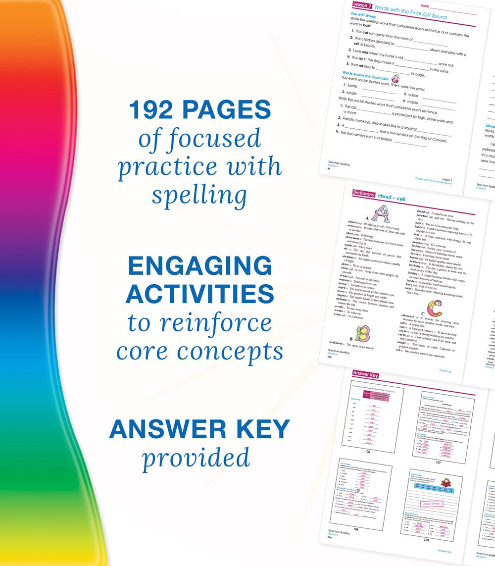 Spectrum Spelling, Grade 3