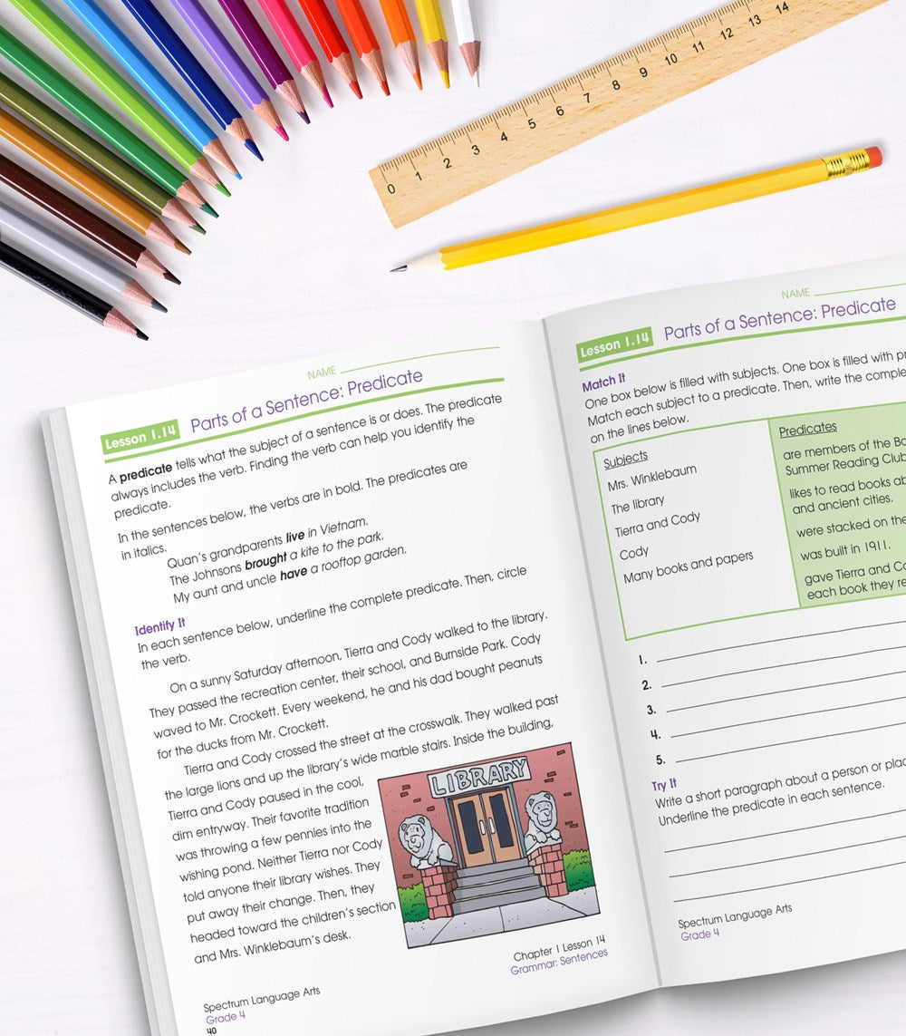 Spectrum Language Arts, Grade 4