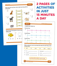 Summer Bridge Activities 1st to 2nd Grade Workbook, Activity Book With Math, Reading Comprehension, Science, Fitness, Social Studies, Writing Practice, and Flash Cards (Volume 3)