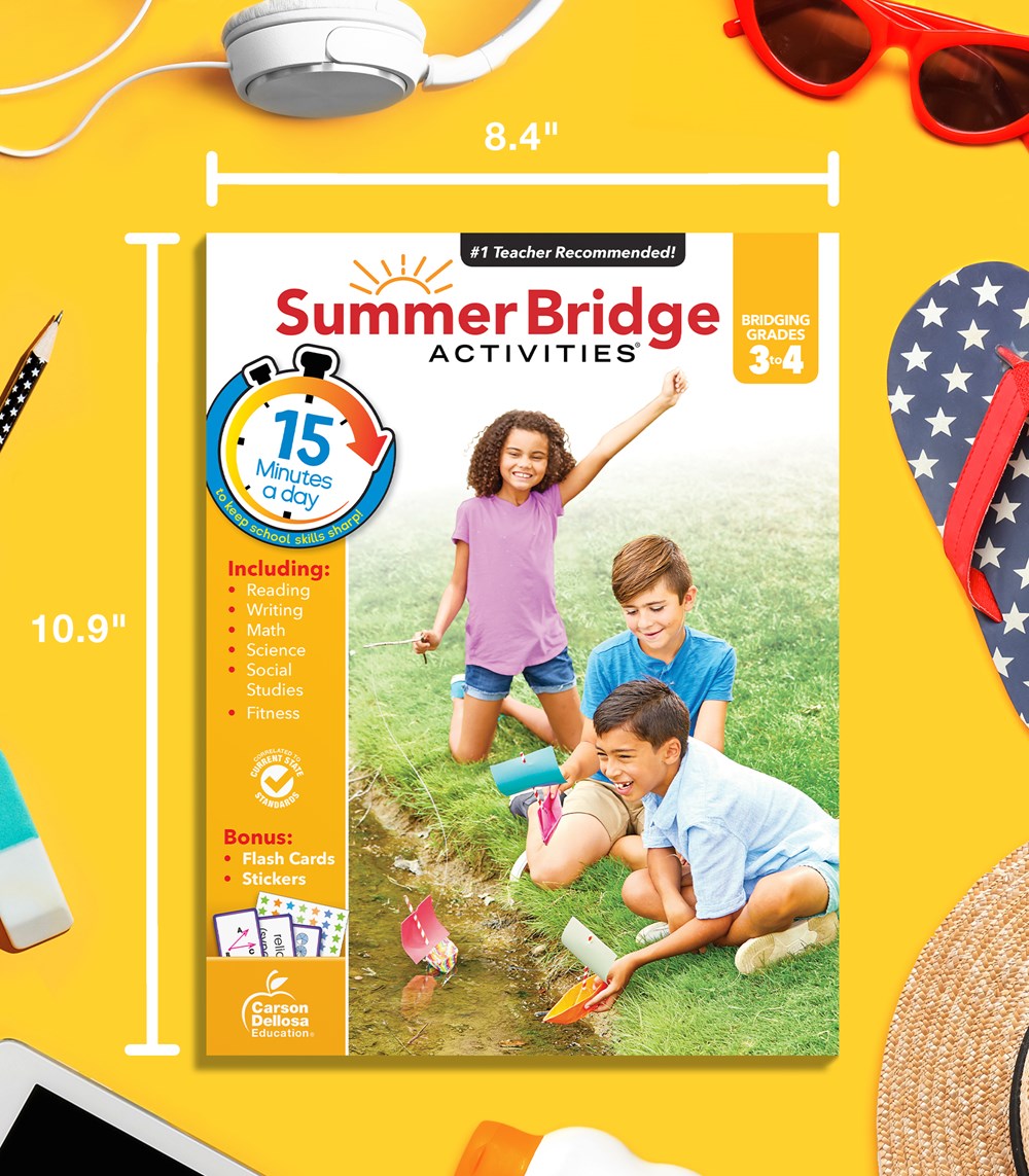 Summer Bridge Activities, Grades 3 - 4
