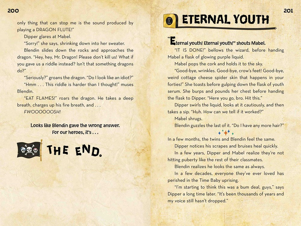 Gravity Falls:: Dipper and Mabel and the Curse of the Time Pirates' Treasure!: A Select Your Own Choose-Venture!