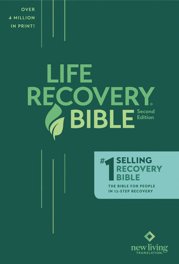 NLT Life Recovery Bible, Second Edition (Softcover): Addiction Bible Tied to 12 Steps of Recovery for Help with Drugs, Alcohol, Personal Struggles - With Meeting Guide
