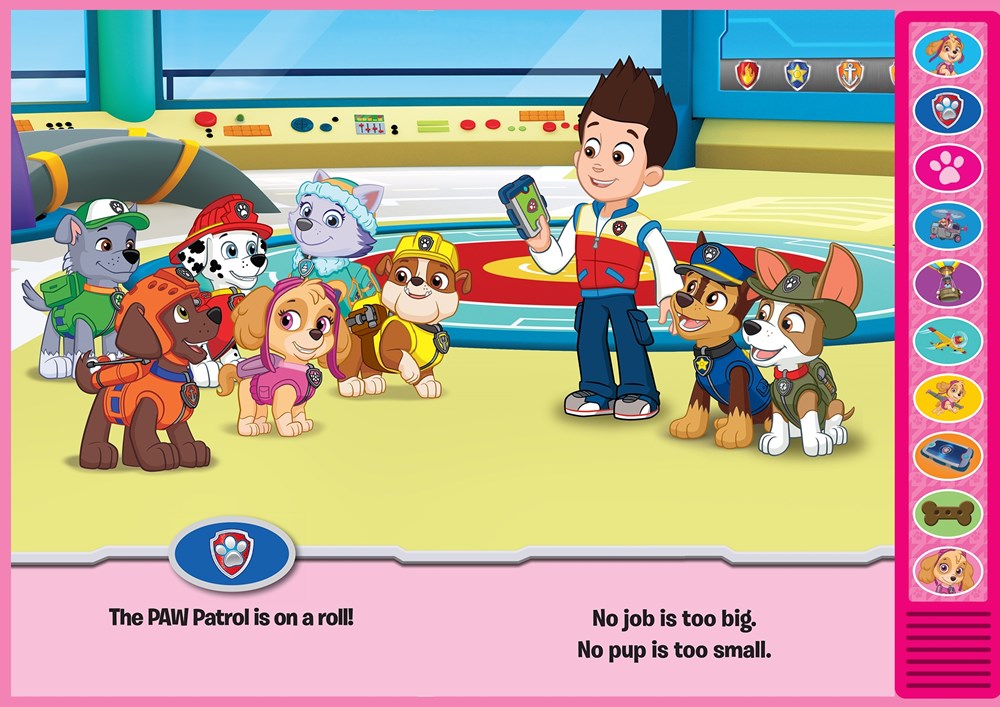 Nick Jr. PAW Patrol - I'm Ready to Read with Skye - Interactive Read-Along Sound Book - Great for Early Readers - PI Kids