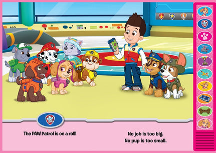 Nick Jr. PAW Patrol - I'm Ready to Read with Skye - Interactive Read-Along Sound Book - Great for Early Readers - PI Kids