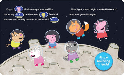 Peppa Pig - Moonlight Bright Sound Book and Sound Flashlight Toy Set - PI Kids