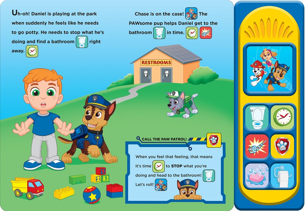 Nickelodeon Paw Patrol: Potty Time Sound Book [With Battery]