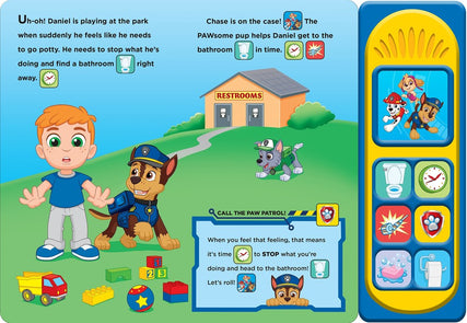 Nickelodeon Paw Patrol: Potty Time Sound Book [With Battery]