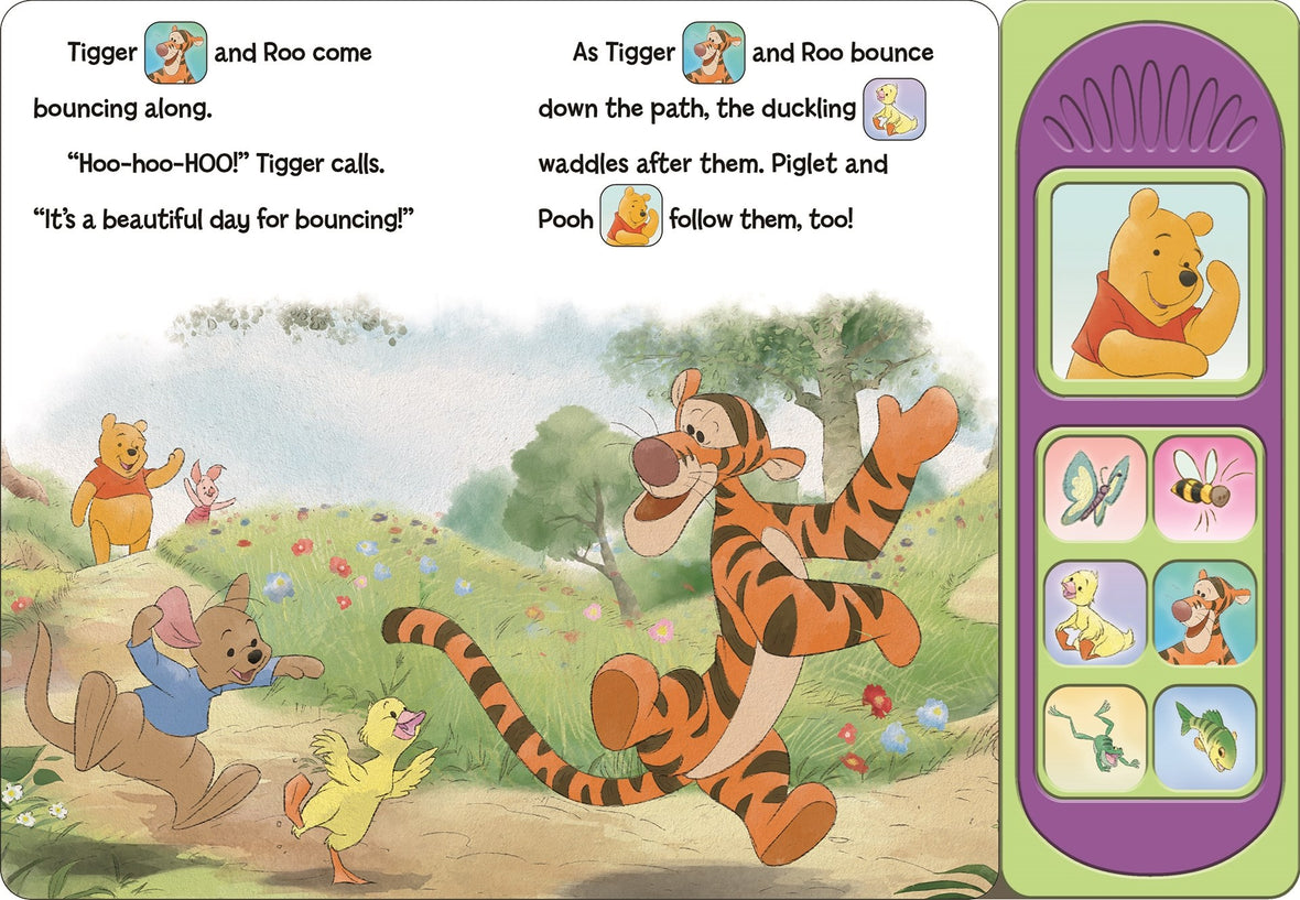 Disney Winnie the Pooh: Hello, Spring! Sound Book [With Battery]