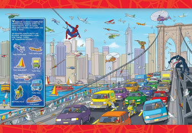 Marvel Spider-man 3D Look and Find Activity Book! - Spidey 3D Glasses Included! - PI Kids