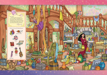 Disney Princess Ariel, Tiana, Belle, and More! - Find the Magic! Look and Find Activity Book - PI Kids