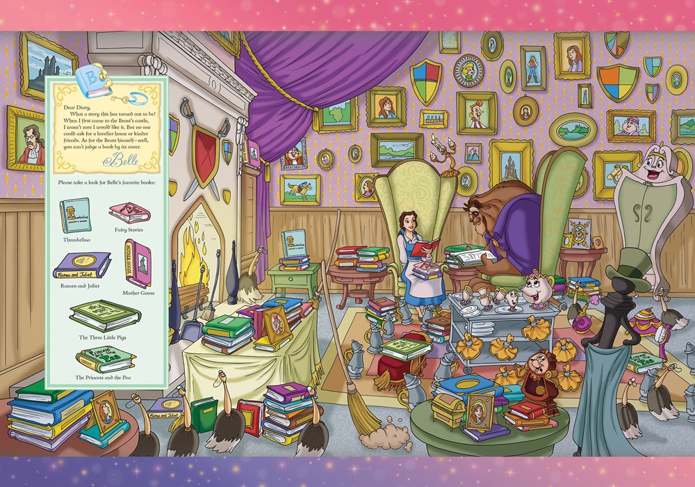 Disney Princess Ariel, Tiana, Belle, and More! - Find the Magic! Look and Find Activity Book - PI Kids