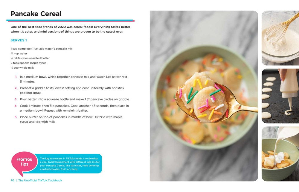 The Unofficial TikTok Cookbook: 75 Internet-Breaking Recipes for Snacks, Drinks, Treats, and More! (Unofficial Cookbook Gift Series)