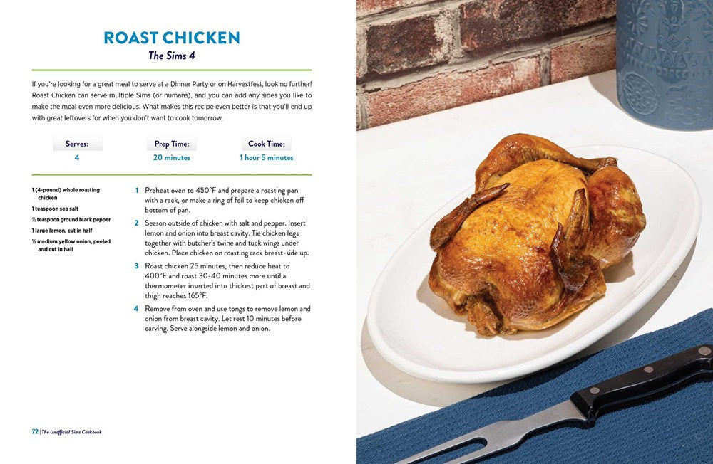 The Unofficial Sims Cookbook: From Baked Alaska to Silly Gummy Bear Pancakes, 85+ Recipes to Satisfy the Hunger Need (Unofficial Cookbook Gift Series)