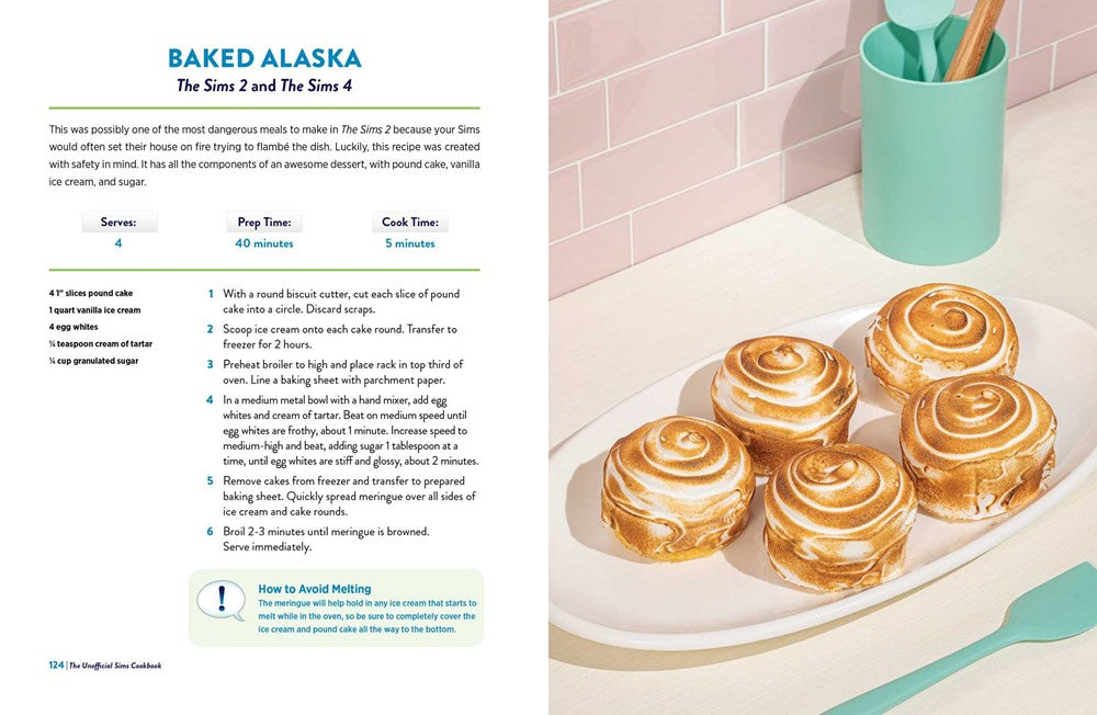 The Unofficial Sims Cookbook: From Baked Alaska to Silly Gummy Bear Pancakes, 85+ Recipes to Satisfy the Hunger Need (Unofficial Cookbook Gift Series)