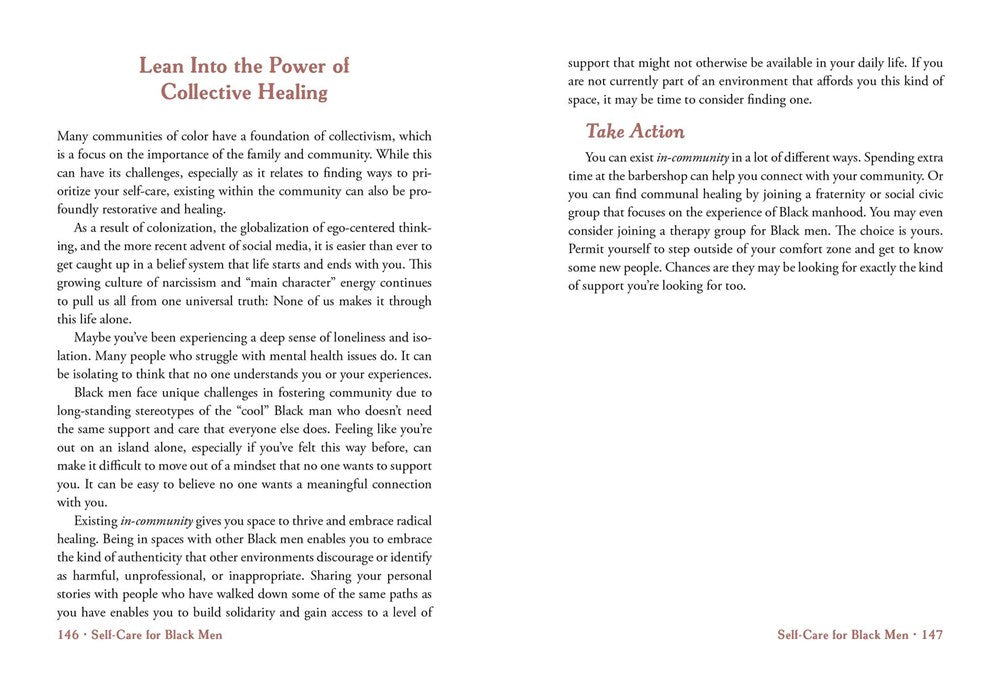 Self-Care for Black Men: 100 Ways to Heal and Liberate (Self-Care for Black Men Series)