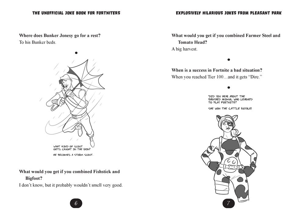 Unofficial Joke Book for Fortniters: 800 All-New Explosively Hilarious Jokes for Fans of Fortnite