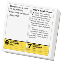 290 Bad Jokes & 75 Punderful Puns Page-A-Day Calendar 2021