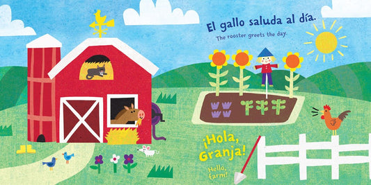 Indestructibles: ¡Hola, granja! / Hello, Farm!: Chew Proof · Rip Proof · Nontoxic · 100% Washable (Book for Babies, Newborn Books, Safe to Chew) (Spanish Edition)