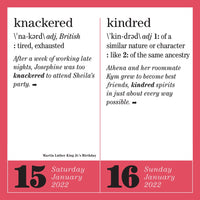 365 New Words-A-Year Page-A-Day Calendar 2022