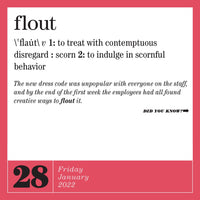 365 New Words-A-Year Page-A-Day Calendar 2022