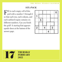 Mensa 365 Brain Puzzlers Page-A-Day Calendar 2022