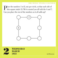 Mensa 365 Brain Puzzlers Page-A-Day Calendar 2022