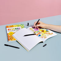 The Reverse Coloring Book(tm): The Book Has the Colors, You Draw the Lines!