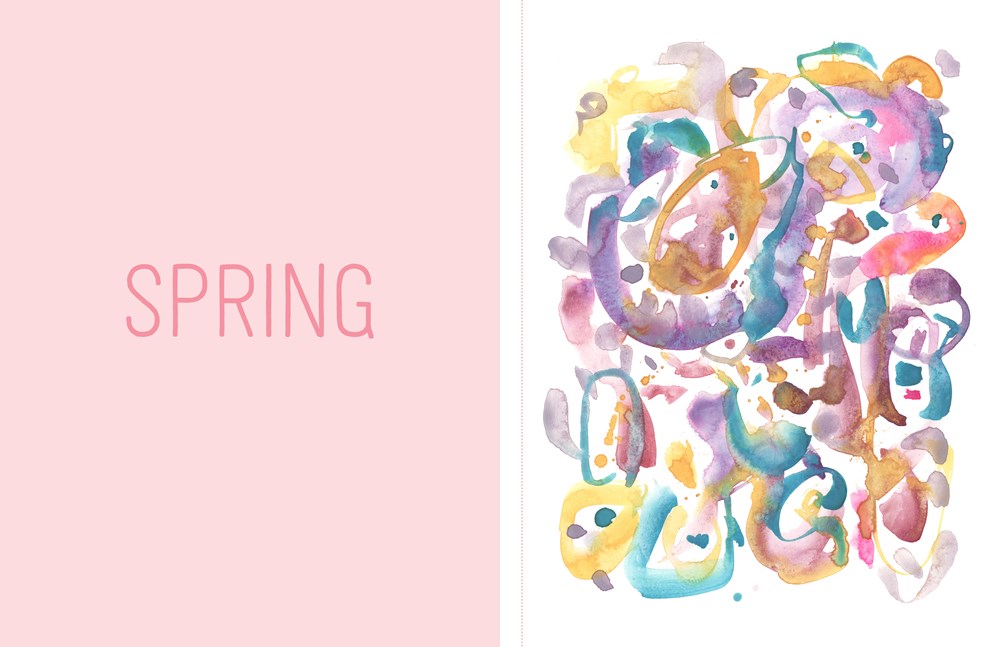 The Reverse Coloring Book(tm): Through the Seasons: The Book Has the Colors, You Make the Lines