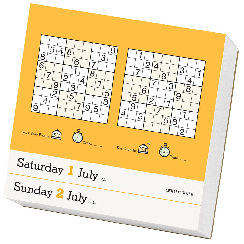 Original Sudoku Page-A-Day Calendar 2023