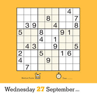 Original Sudoku Page-A-Day Calendar 2023