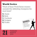 Year of Baseball Trivia! Page-A-Day Calendar 2023