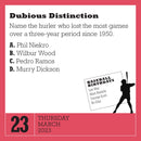 Year of Baseball Trivia! Page-A-Day Calendar 2023