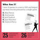 Year of Baseball Trivia! Page-A-Day Calendar 2023