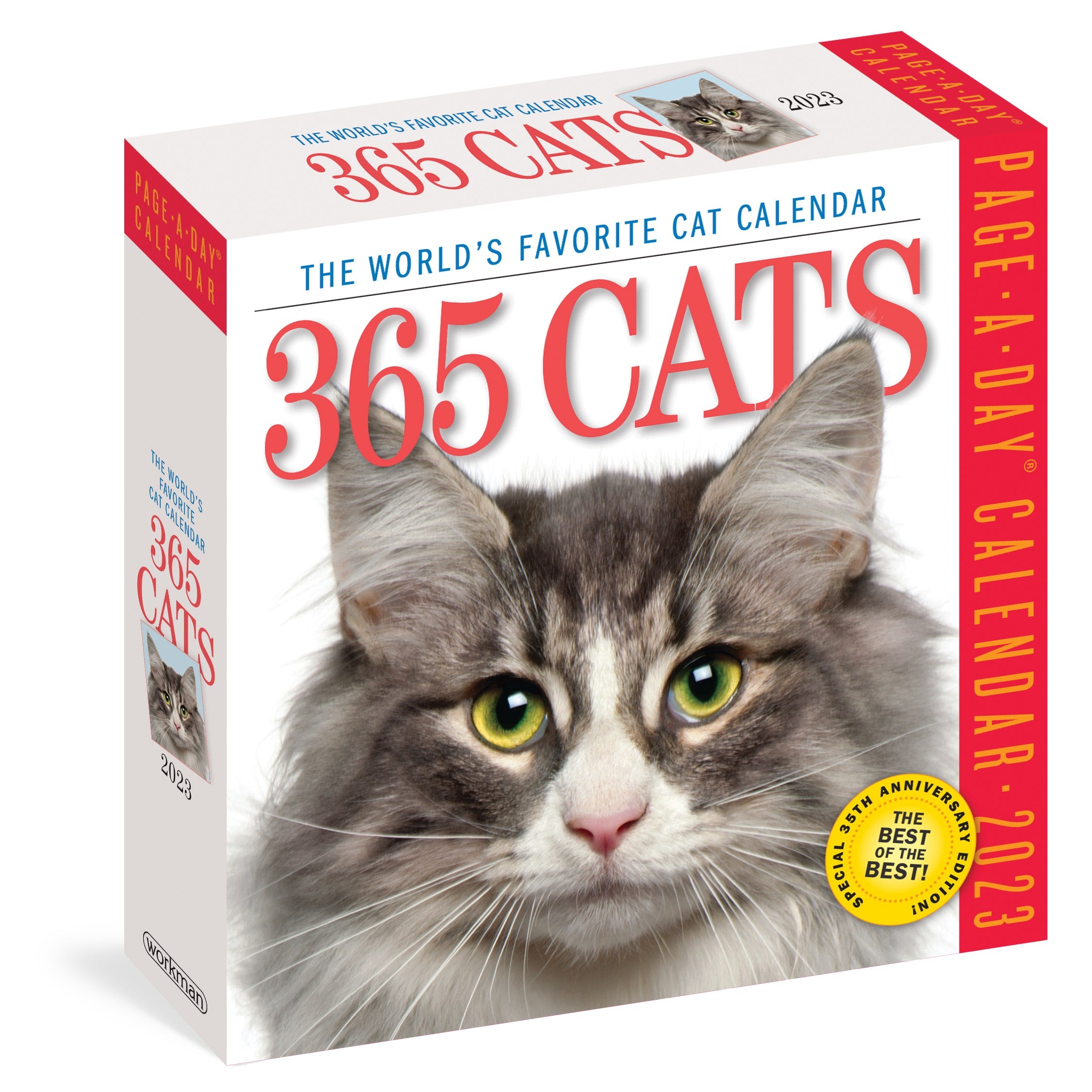 365 Cats Page-A-Day Calendar 2023: The World's Favorite Cat Calendar