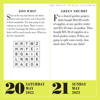 Mensa 365 Brain Puzzlers Page-A-Day Calendar 2023