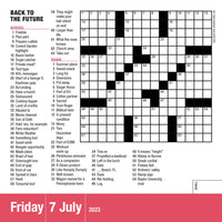 Mensa 10-Minute Crossword Puzzles Page-A-Day Calendar 2023