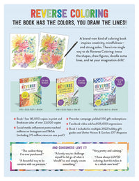 The Reverse Coloring Book(tm): Mindful Journeys: Be Calm and Creative: The Book Has the Colors, You Draw the Lines
