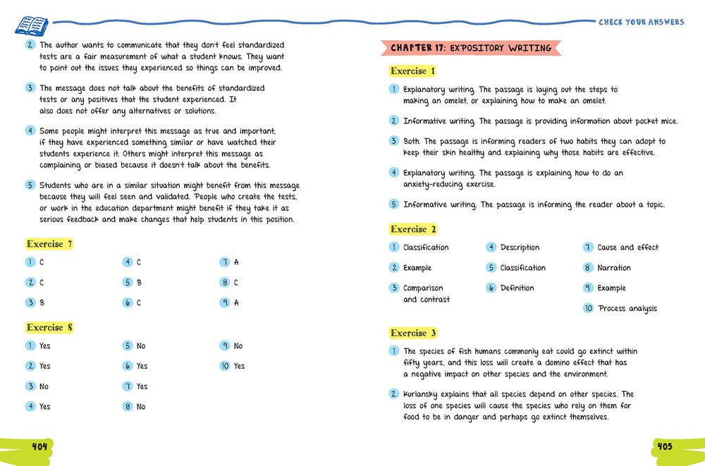 The Big Fat Middle School English Language Arts Workbook