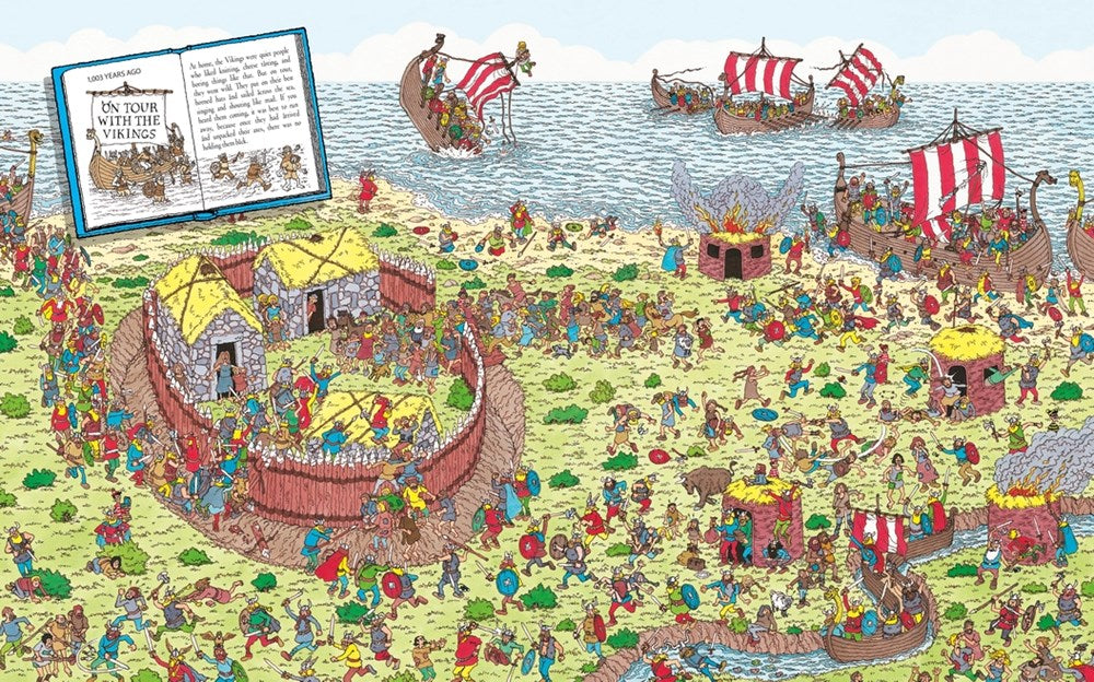 Where's Waldo Now?: (A Hidden Object Activity Book with Search & Find Puzzles and Spot-the-Difference Game - a Perfect Gift & Travel Companion for All Ages)