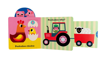 Peekaboo: Farm: (An Interactive Board Book for Babies & Toddlers with Mirror & Sliders to Push, Pull, or Turn. Cute Artwork Includes Corn, Barn, Horse, Pig, & More.) (Peekaboo You)